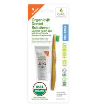 Organic Dental Solutions Canine Tooth Gel with Eco-Friendly with Bamboo Toothbrush